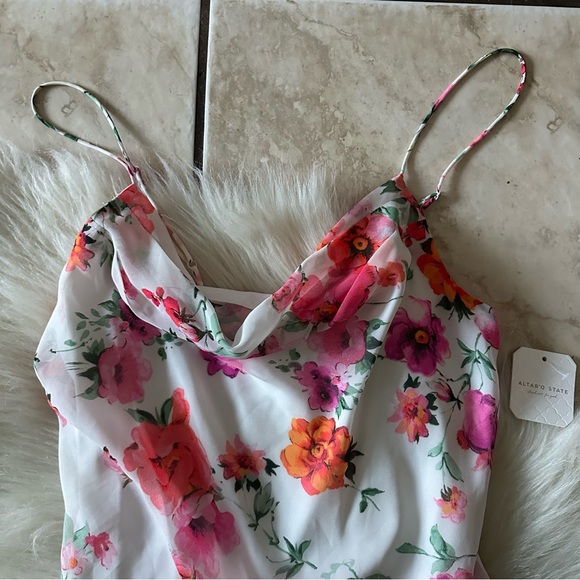 NWT Altar’d State Floral Slip Minidress - Picture 3 of 8